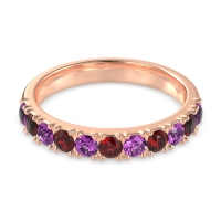 Half Eternity Classic Prong Set Udara Band