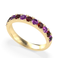 Half Eternity Classic Prong Set Udara Band