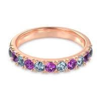 Half Eternity Classic Prong Set Udara Band