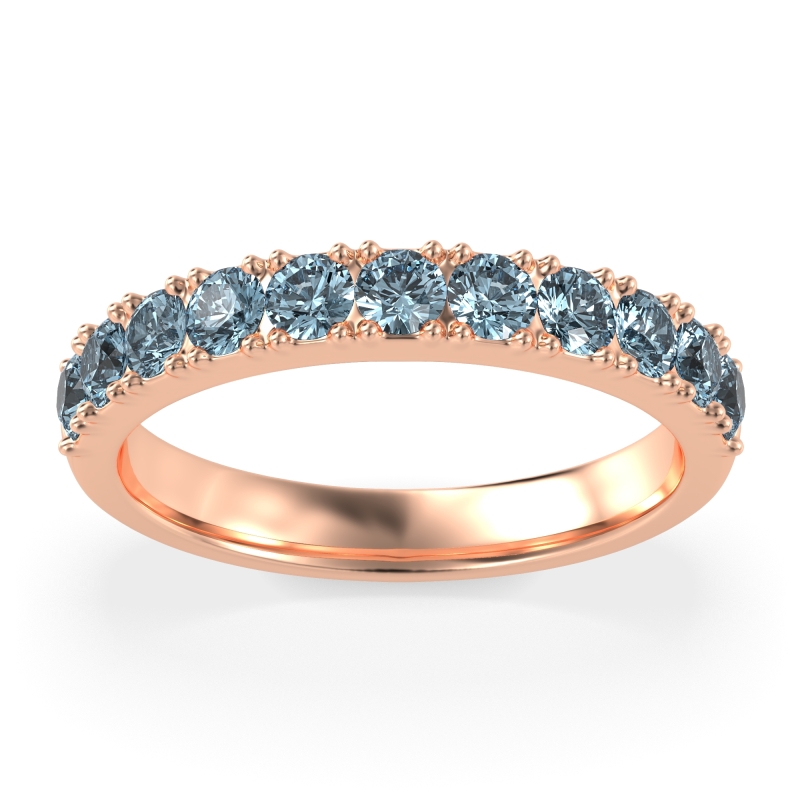 Half Eternity Classic Prong Set Udara Band