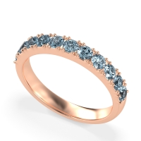 Half Eternity Classic Prong Set Udara Band