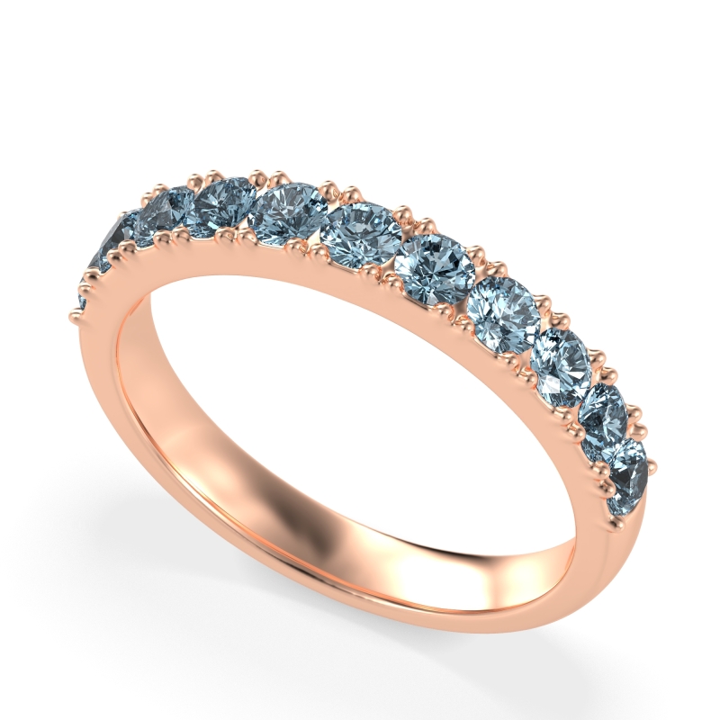 Half Eternity Classic Prong Set Udara Band