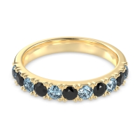 Half Eternity Classic Prong Set Udara Band