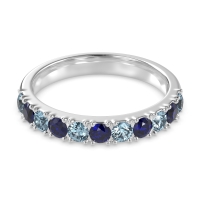 Half Eternity Classic Prong Set Udara Band