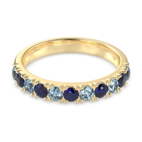Half Eternity Classic Prong Set Udara Band