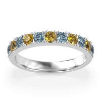 Half Eternity Classic Prong Set Udara Band