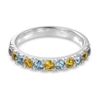 Half Eternity Classic Prong Set Udara Band