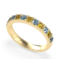 Half Eternity Classic Prong Set Udara Band