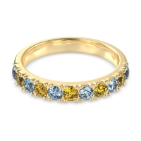 Half Eternity Classic Prong Set Udara Band