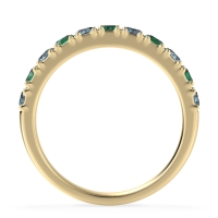 Half Eternity Classic Prong Set Udara Band