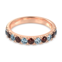 Half Eternity Classic Prong Set Udara Band