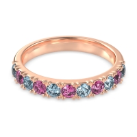 Half Eternity Classic Prong Set Udara Band