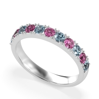 Half Eternity Classic Prong Set Udara Band
