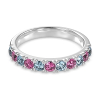 Half Eternity Classic Prong Set Udara Band