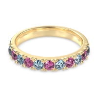 Half Eternity Classic Prong Set Udara Band