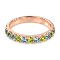 Half Eternity Classic Prong Set Udara Band