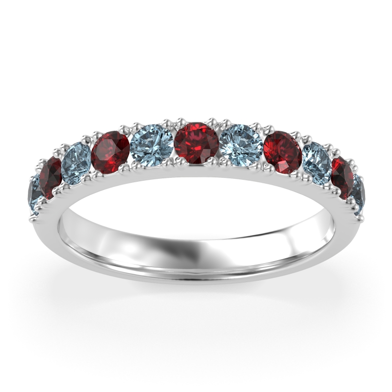 Half Eternity Classic Prong Set Udara Band