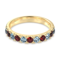 Half Eternity Classic Prong Set Udara Band