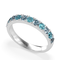 Half Eternity Classic Prong Set Udara Band