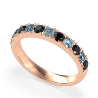 Half Eternity Classic Prong Set Udara Band