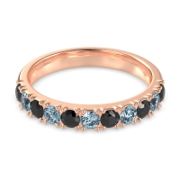 Half Eternity Classic Prong Set Udara Band