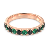 Half Eternity Classic Prong Set Udara Band
