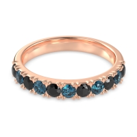 Half Eternity Classic Prong Set Udara Band