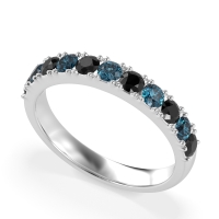 Half Eternity Classic Prong Set Udara Band