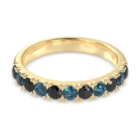 Half Eternity Classic Prong Set Udara Band