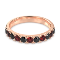 Half Eternity Classic Prong Set Udara Band