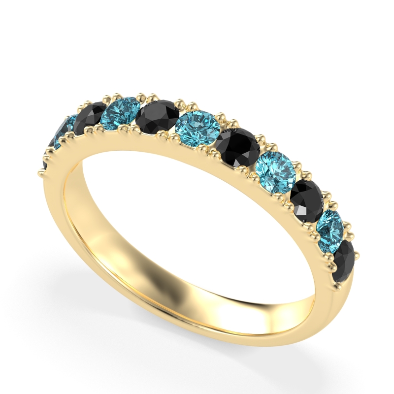 Half Eternity Classic Prong Set Udara Band