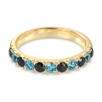 Half Eternity Classic Prong Set Udara Band