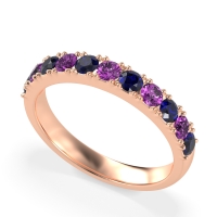 Half Eternity Classic Prong Set Udara Band