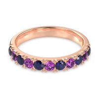 Half Eternity Classic Prong Set Udara Band