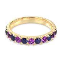 Half Eternity Classic Prong Set Udara Band