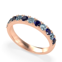 Half Eternity Classic Prong Set Udara Band