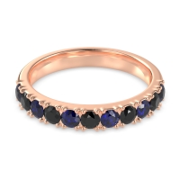 Half Eternity Classic Prong Set Udara Band