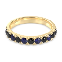 Half Eternity Classic Prong Set Udara Band