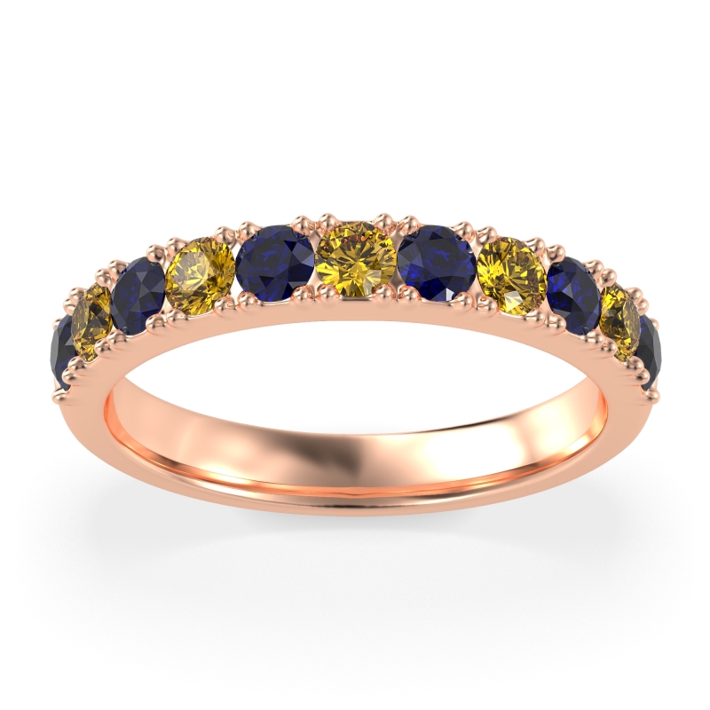 Half Eternity Classic Prong Set Udara Band