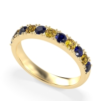 Half Eternity Classic Prong Set Udara Band