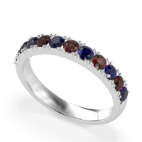 Half Eternity Classic Prong Set Udara Band