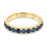 Half Eternity Classic Prong Set Udara Band