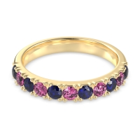 Half Eternity Classic Prong Set Udara Band
