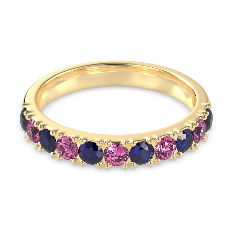 Half Eternity Classic Prong Set Udara Band
