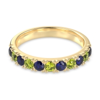 Half Eternity Classic Prong Set Udara Band