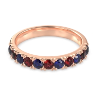 Half Eternity Classic Prong Set Udara Band