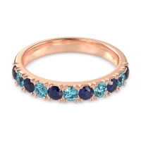 Half Eternity Classic Prong Set Udara Band