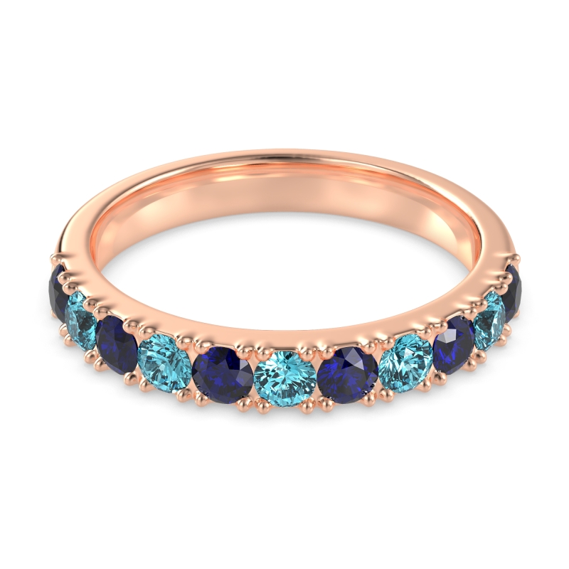 Half Eternity Classic Prong Set Udara Band