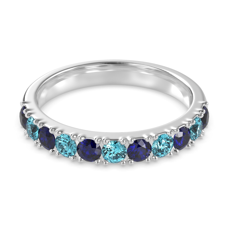 Half Eternity Classic Prong Set Udara Band