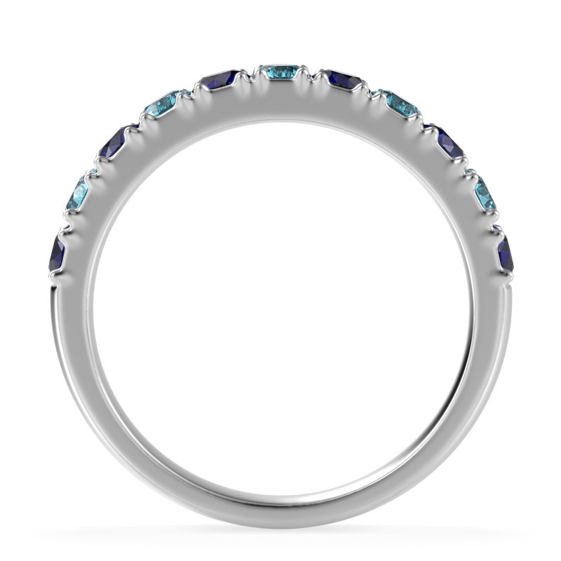 Half Eternity Classic Prong Set Udara Band